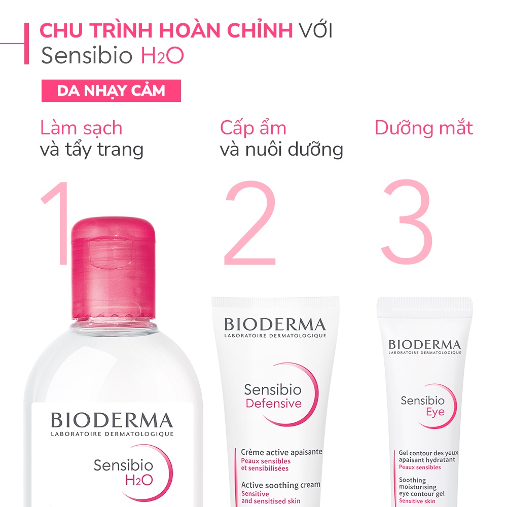 Nước Tẩy Trang Bioderma H2O Pháp 100ml
