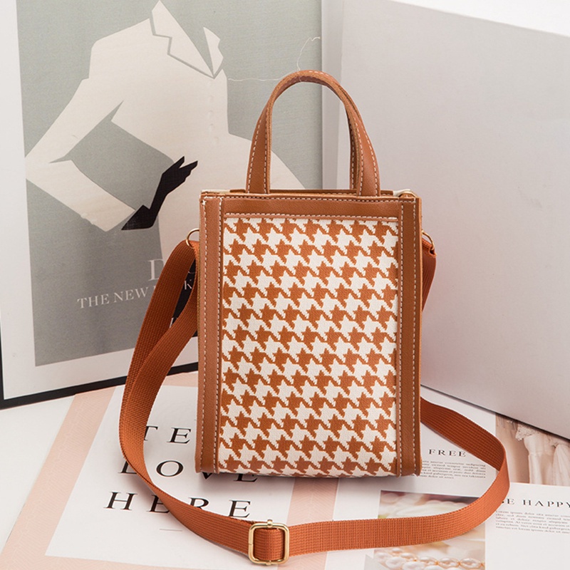 Túi xách canvas mini phong cách vintage nữ tính