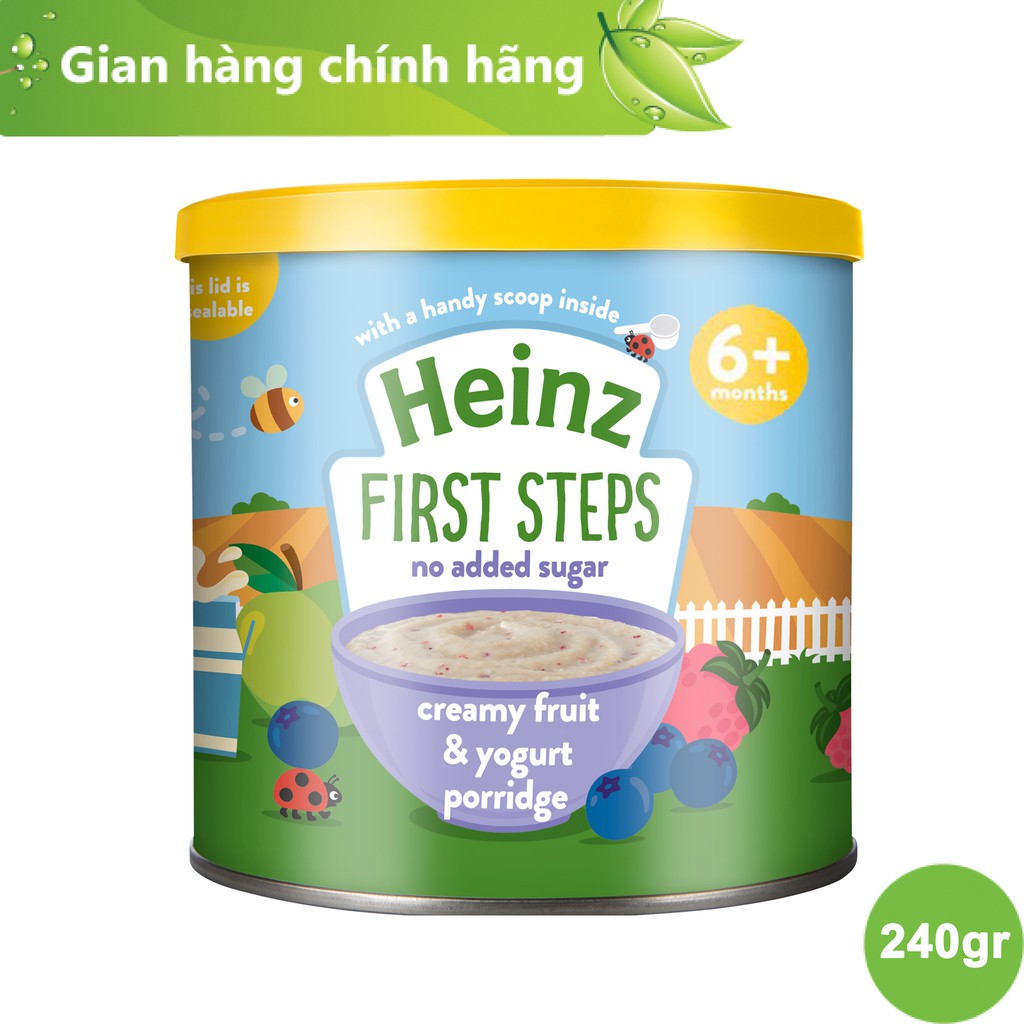 Cháo Kem Sữa Chua Trái Cây HEINZ 240g