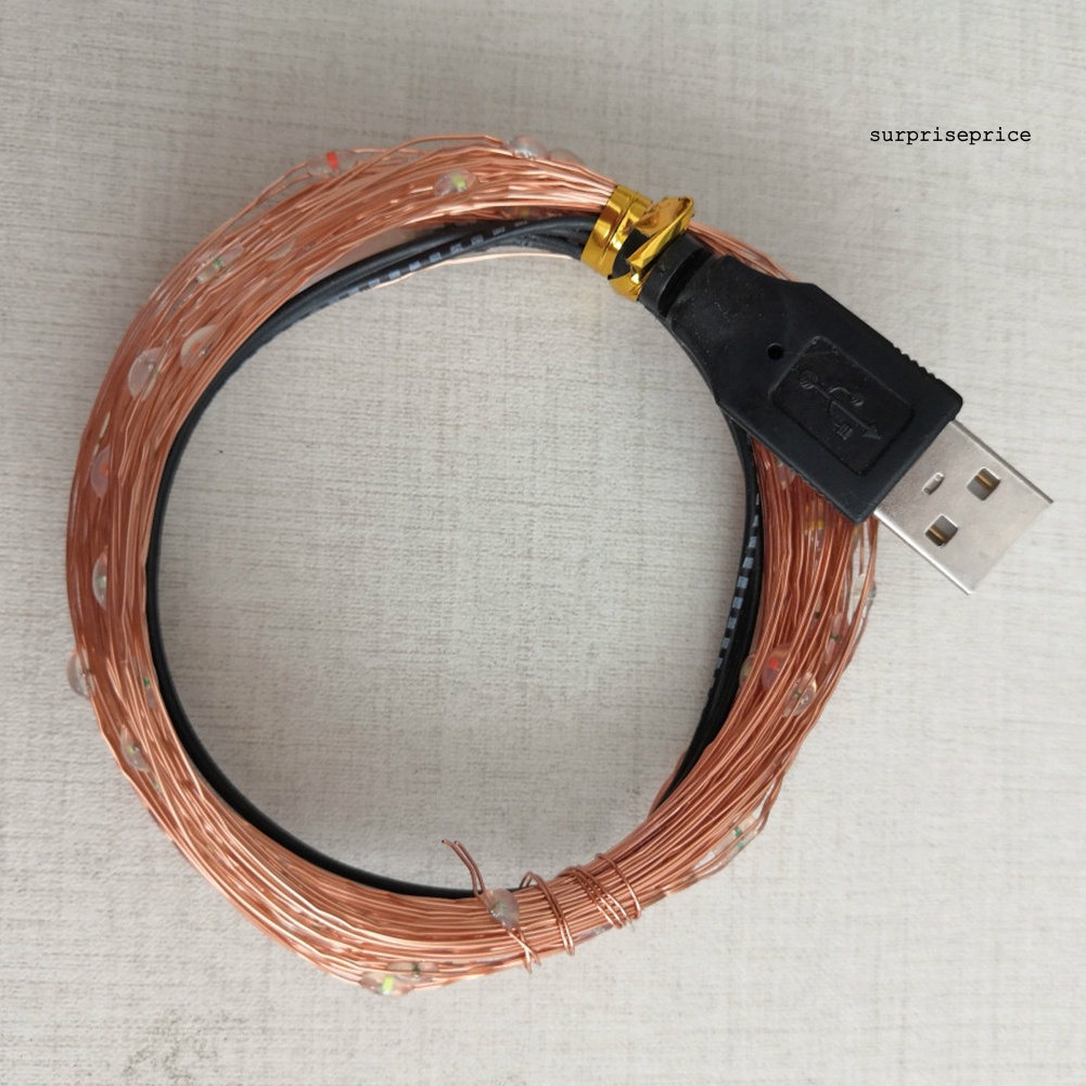 Dây đèn LED trang trí tiệc 2 / 5 / 10m 5V USB chống thấm nước