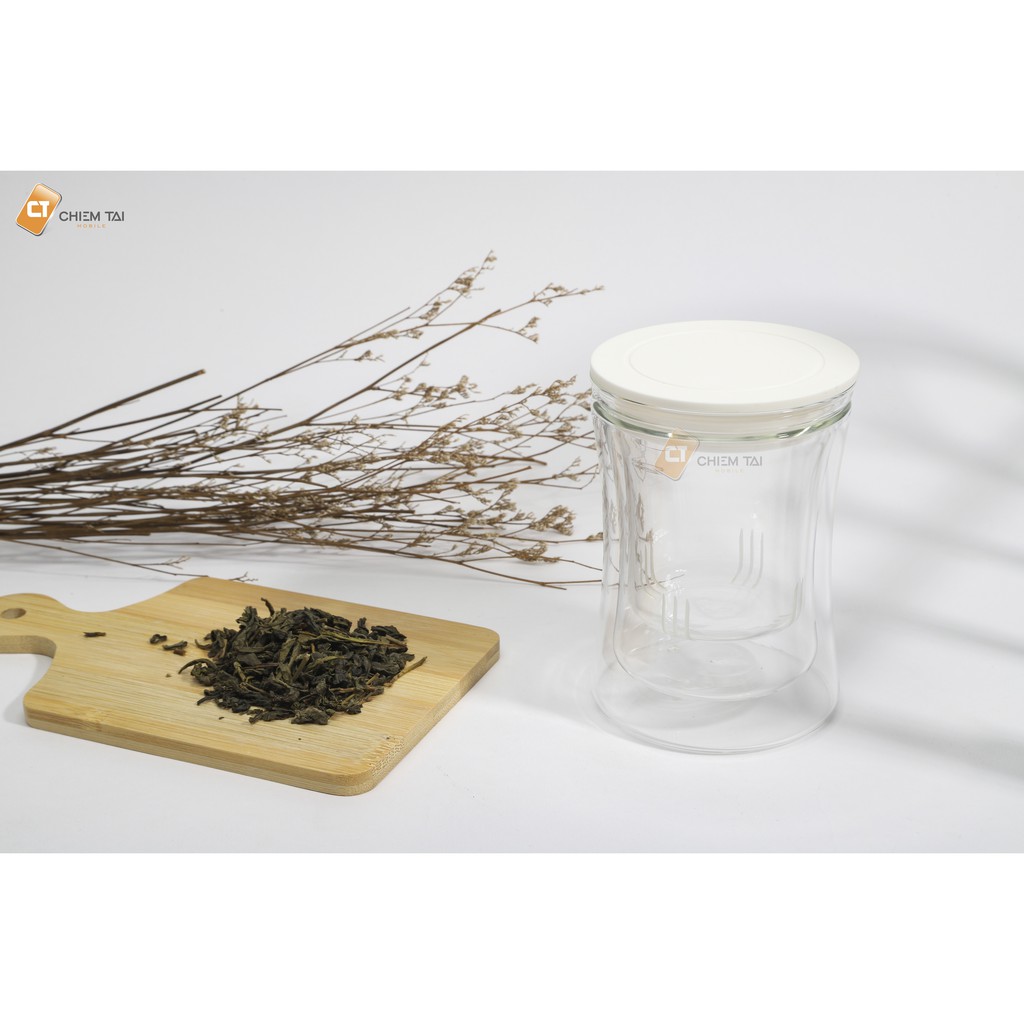 Cốc pha trà thủy tinh PINZTEA 300ml