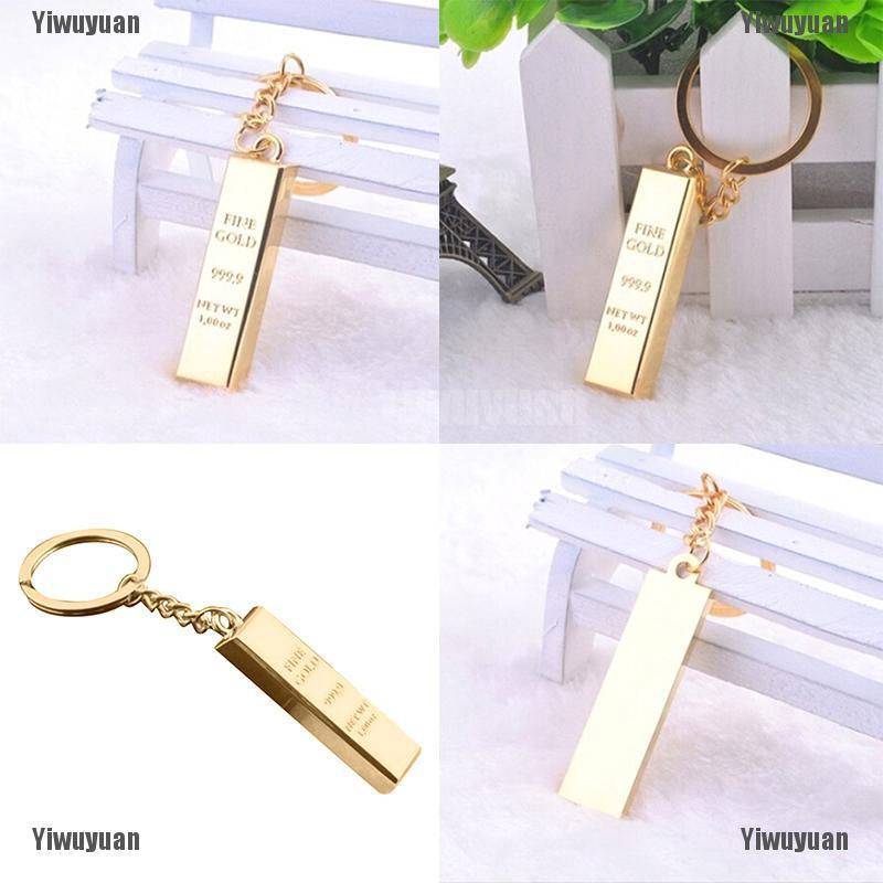 Móc Khóa Kim Loại Màu Vàng Độc Đáo Kích Thước 55X15X15X