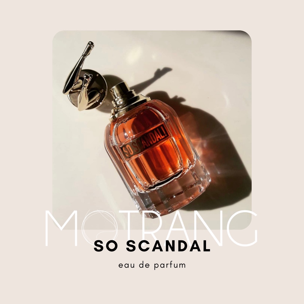 Nước Hoa Nữ Jean Paul Gaultier So Scandal Hương Hoa Cỏ 5ml - 10ml - 20ml