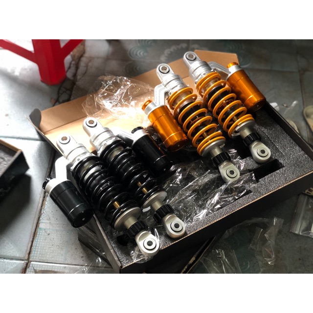 Phuộc Ohlins bình dầu Sirius và Wave có kèm tem Ohlins