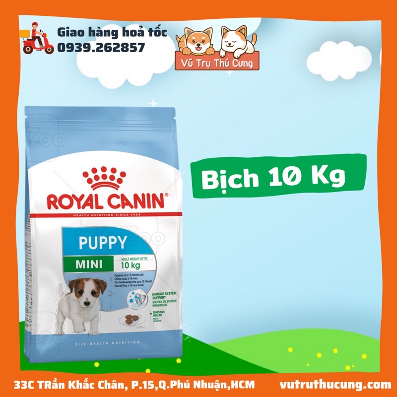 [2Kg] Thức ăn hạt ROYAL CANIN MINI PUPPY cho chó con giống nhỏ - Thức ăn cho chó con kích cỡ nhỏ