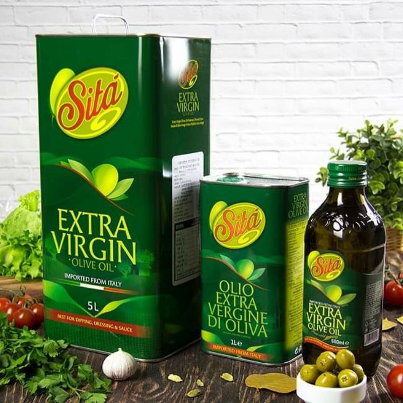 Dầu oliu 100% nguyên chất - Olio extra vergine Sita 5 lít - Italia