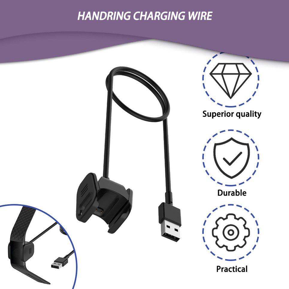 Charger Cable for Fitbit Charge 3 USB Charging Cable for Fitbit Charge3