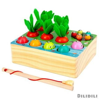 Đồ chơi hình củ cà rốt bằng gỗ cho bé