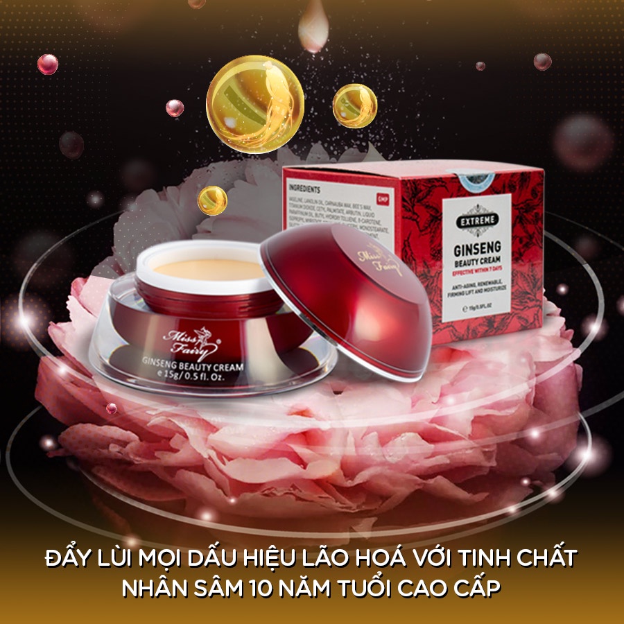 Kem dưỡng da ngừa lão hóa tinh chất Nhân sâm Miss Fairy