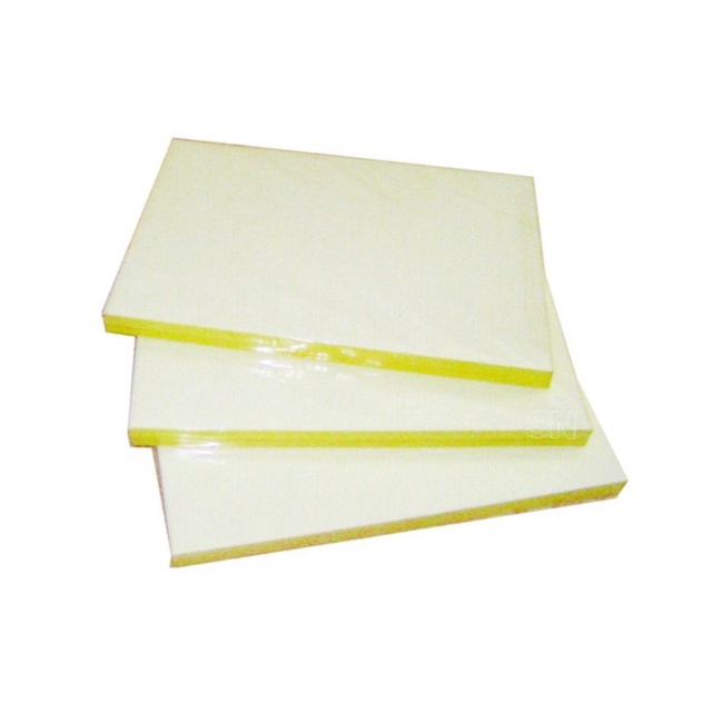 DECAL ĐẾ VÀNG A4