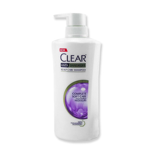 Dầu gội Clear Tím Thái Lan Complete Soft Care 480ml - BX3763