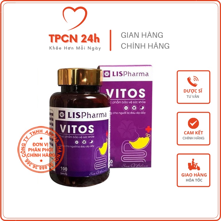 Dạ Dày Vitos Chính Hãng - Trào Ngược, Viêm Loét Dạ Dày