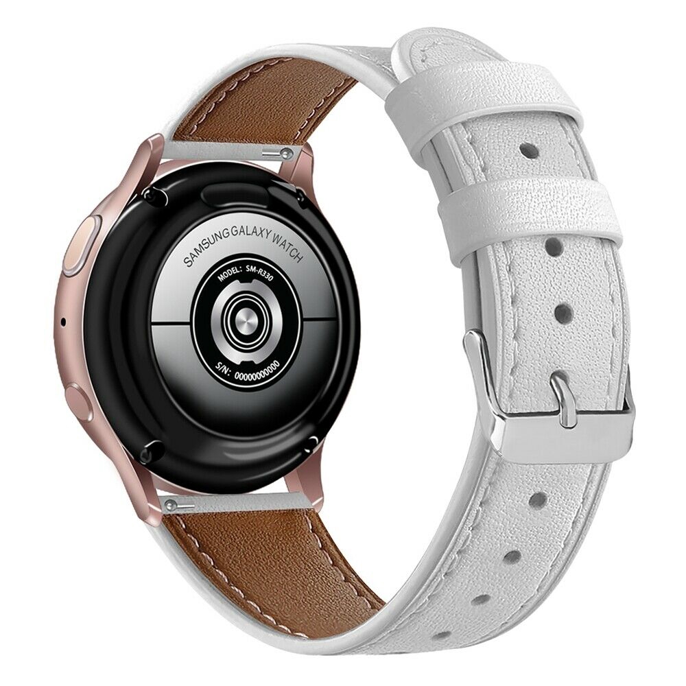 Dây Đeo Bằng Da Thật 20mm Cho Đồng Hồ Thông Minh Samsung Galaxy Watch Active/Gear S2 Frontier S2 Classic