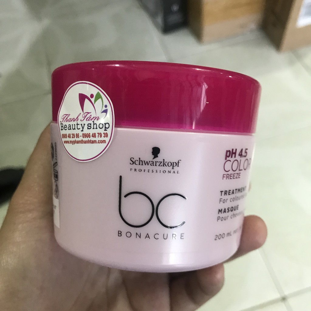 Hấp Dầu Giữ Màu Nhuộm Schwarzkopf BC Colour Freeze Treatment 200ml