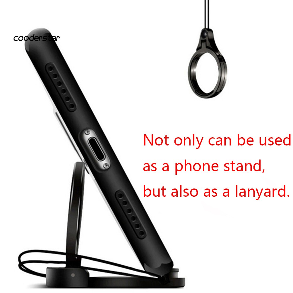 Giá đỡ điện thoại dạng nhẫn bằng kim loại 2 trong 1 tiện dụng