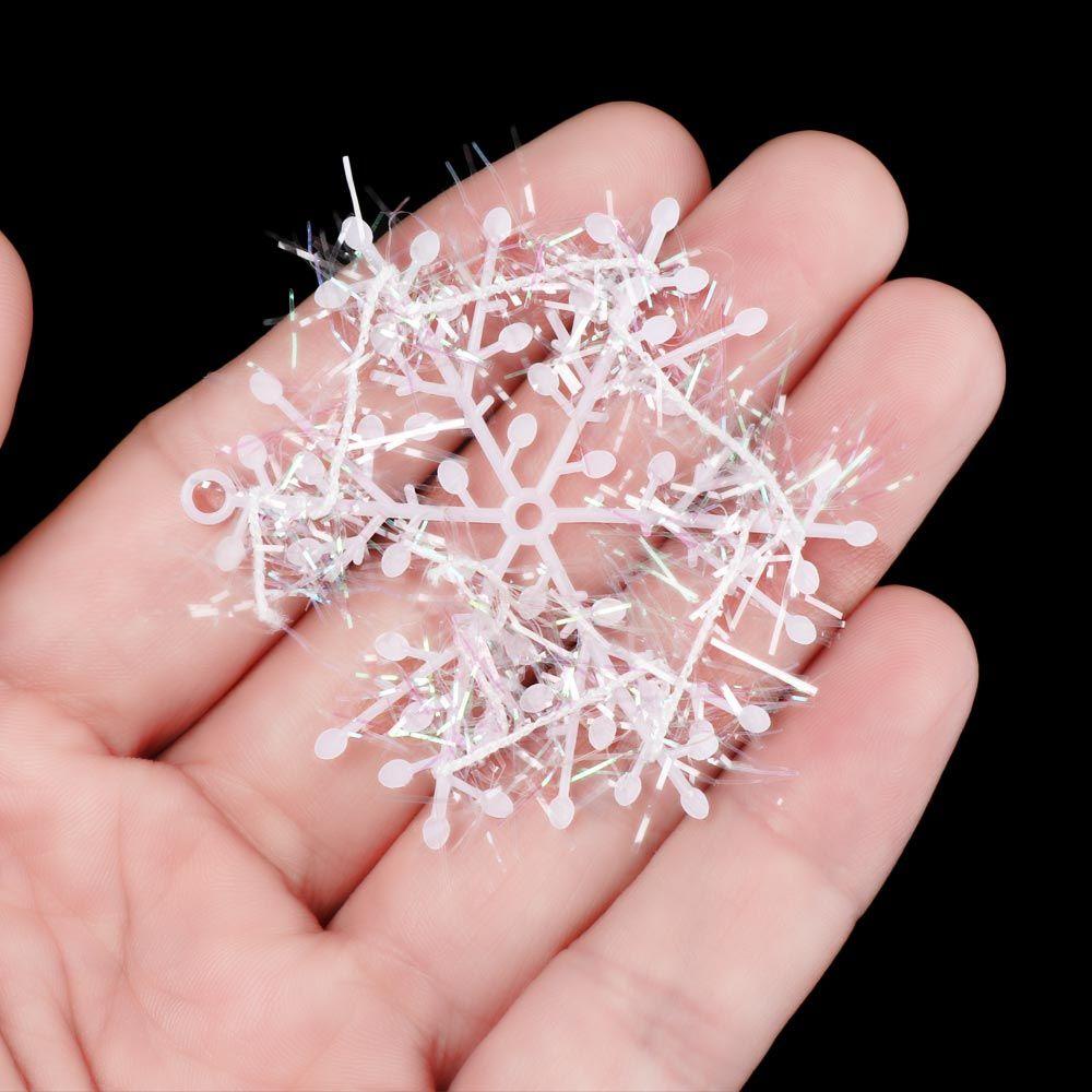 Bông Tuyết Trắng Trang Trí Cửa Sổ DIY Mừng Năm Mới