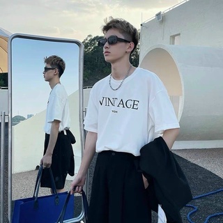 áo thun vintage trắng đen