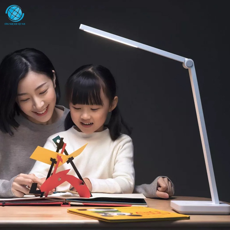 Đèn bàn thông minh Xiaomi Lite - Điều chỉnh độ sáng 3 nấc bằng công tắc điều chỉnh - Kết nối qua App