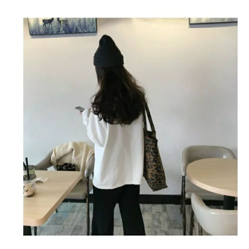 Tote Full họa tiết da beo