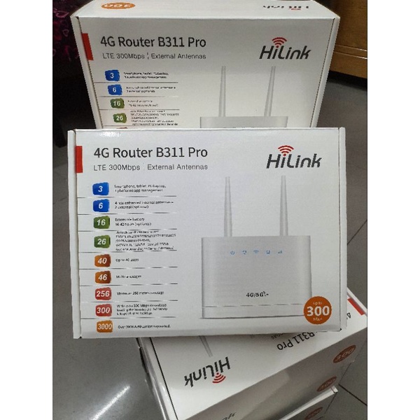 Thiết Bị Phát Wifi bằng sim 4G B311 Pro Tốc Độ 150Mbps Hỗ Trợ 32 Users sử dụng nguồn trực tiếp