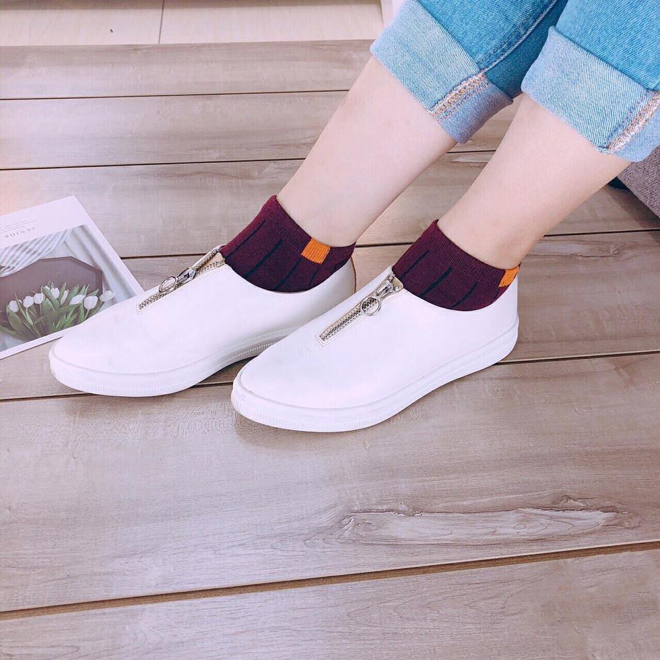 Hộp tất gân Muji nữ loại 5 đôi siêu đẹp
