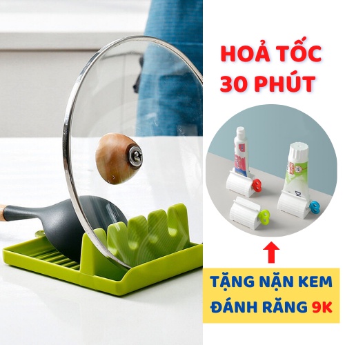 ⚡FREE SHIP⚡ Giá Đỡ Nắp Nồi, Khay Gác, Dao, Thớt, Đũa Bếp, Muôi, Muỗng Múc Canh Ráo Dầu và Nước