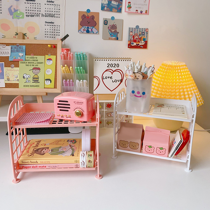 Giá Để Đồ Trang Điểm 2 Tầng Tiện Lợi