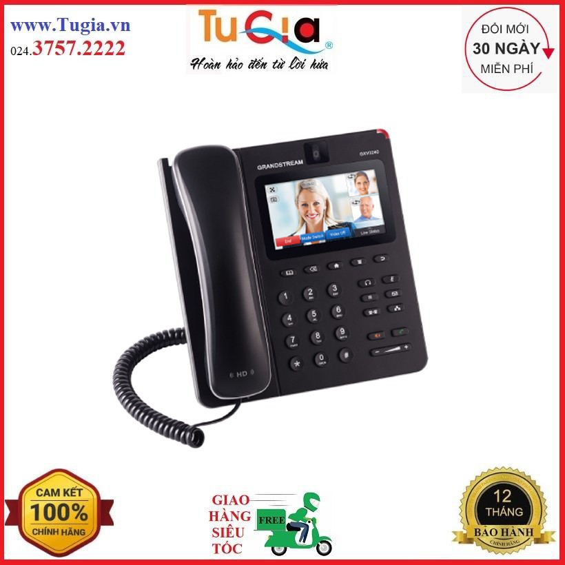 Điện thoại IP Video call Grandstream GXV3240 Hàng chính hãng