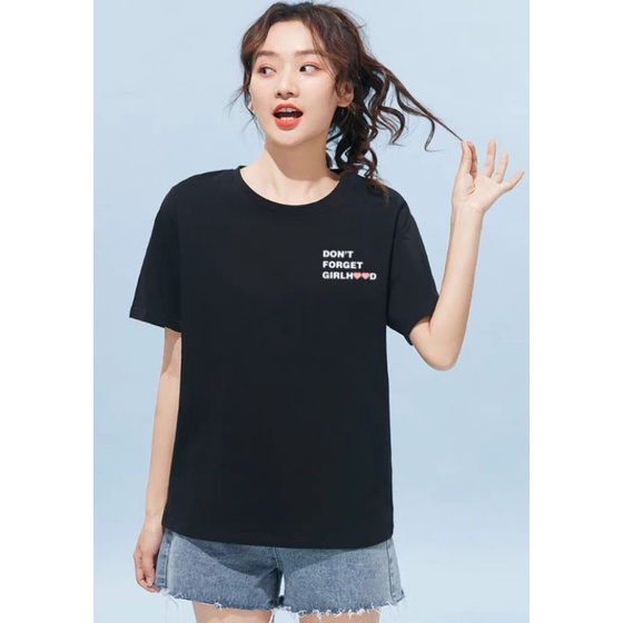 Áo thun nữ cao cấp GYZ kiểu dáng trẻ trung cực xinh đơn giản in chữ hàng đẹp giá tốt