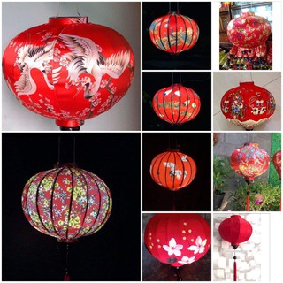 Đèn lồng đỏ Hội An trang trí tết (size 30-45cm)