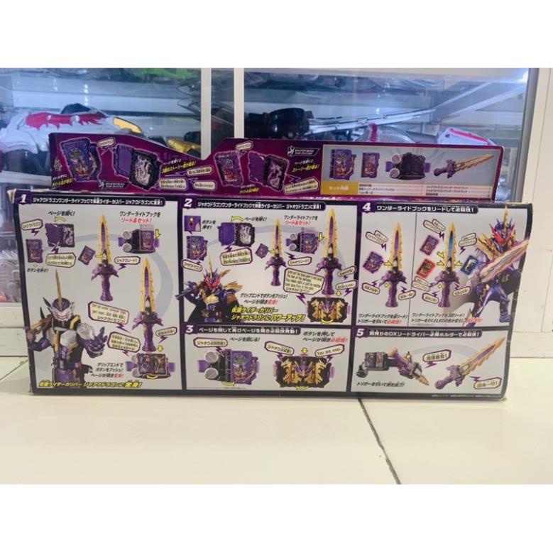 Bandai Kamen Rider Saber DX Ankokuken Kurayami & Jaken Caliburdriver Calibur Driver combo