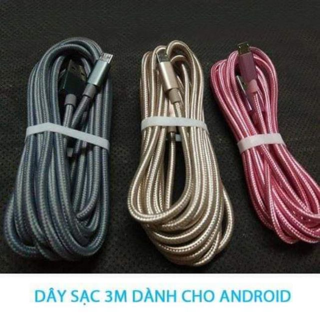 DÂY SẠC SIÊU DÀI 2,5M