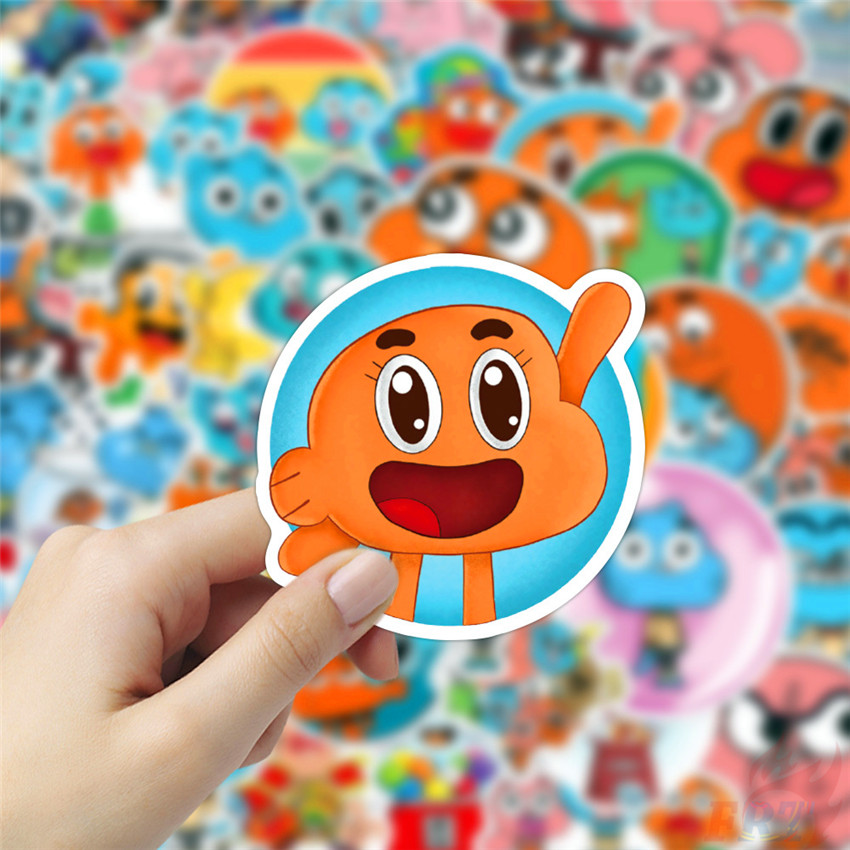 ❉ The Amazing World of Gumball Series 03 - Cartoon TV Shows Gumball Darwin Anais Nicole Richard Watterson Stickers ❉ 50Pcs/Set Waterproof DIY Fashion Decals Doodle Stickers