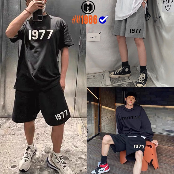Quần short thun nam nữ Hm1986, Quần Đùi Unisex QT117