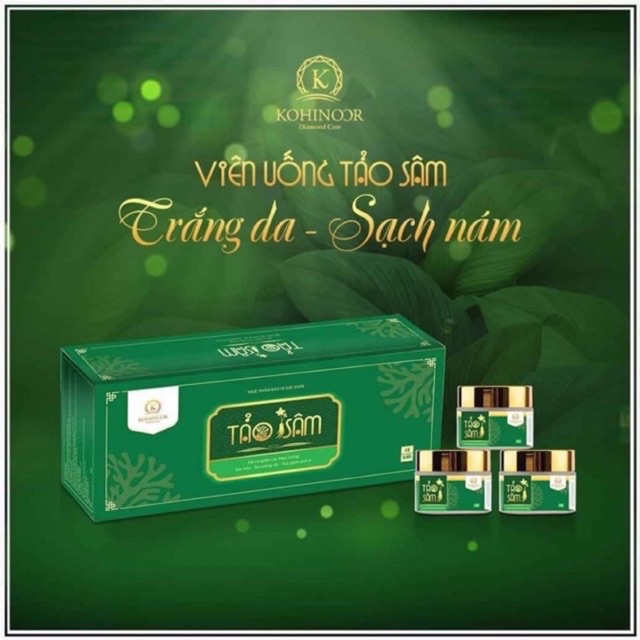 (CHÍNH HÃNG) Tảo Sâm Koohinor Trắng Da - Sạch Nám | BigBuy360 - bigbuy360.vn