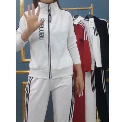 Bộ thể thao kéo khóa chất umi 350