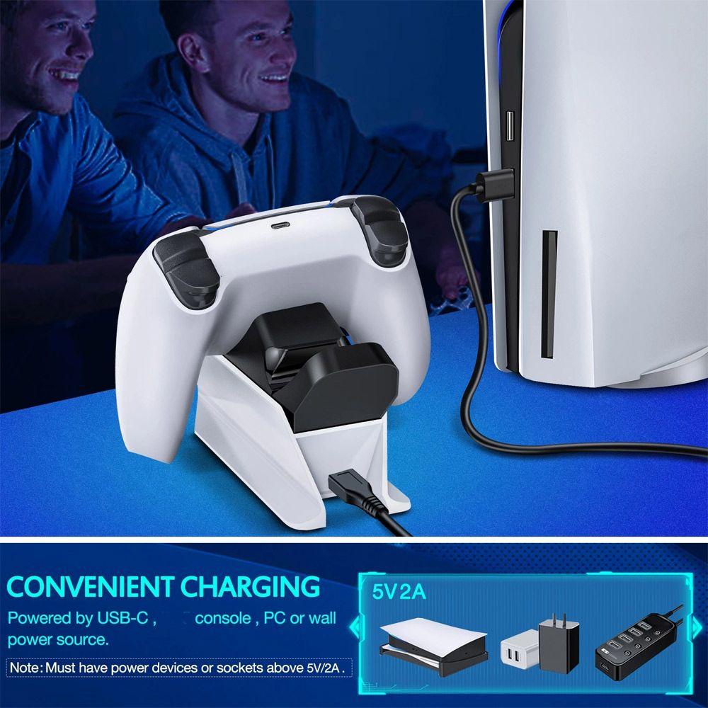 BTLIMER Giá Đỡ + Chuôi SạC Cho Tay CầM Chơi Game PS5
