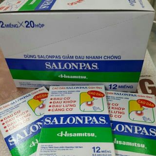 SALONPAS DÁN GIẢM ĐAU NHỨC