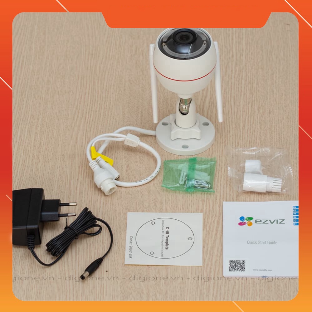 Camera IP Wifi 2MP, 4MP EZVIZ C3W Pro báo động, màu bữa tối - Hàng chính hãng