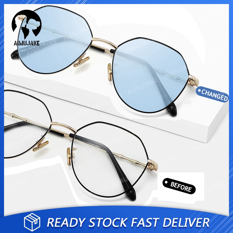 Ready Stock Fashion Metal Frame Sunglasses Women/Man