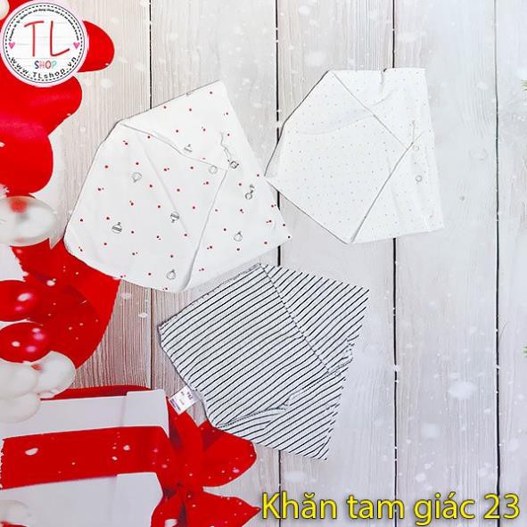 Combo 3 khăn tam giác cho bé - Khăn yếm tam giác cho bé