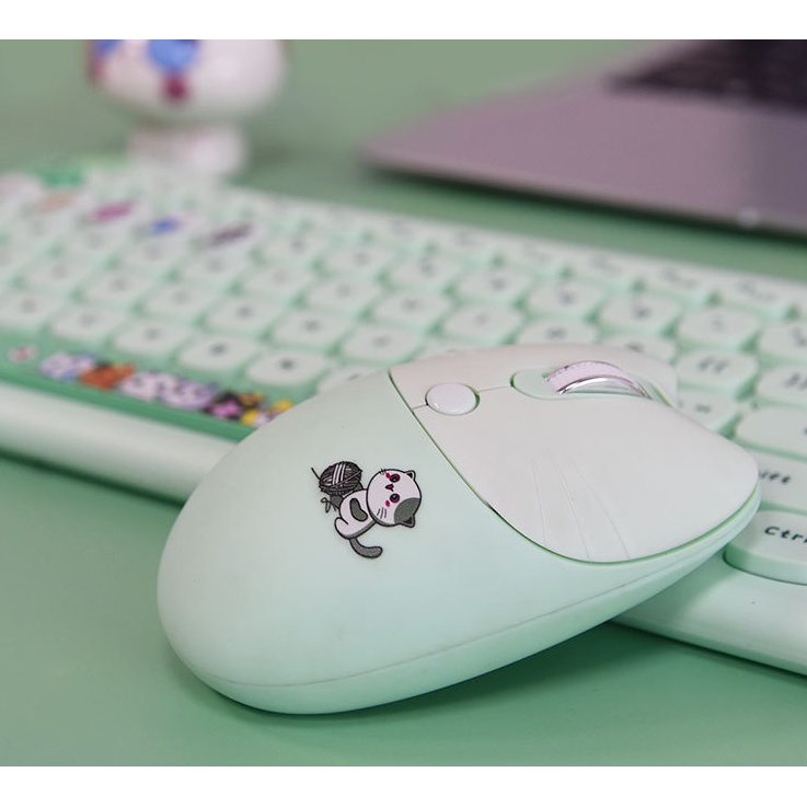 Combo bàn phím và chuột và lót không dây MOFii Geezer Plus chính hãng có sẵn - Set bàn phím