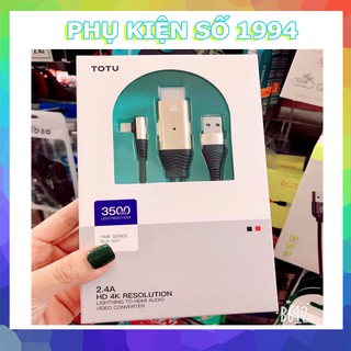 Cáp HDMI chĩnh hãng TOTU cho TV dài 3m5 dành cho iPhone / iPad