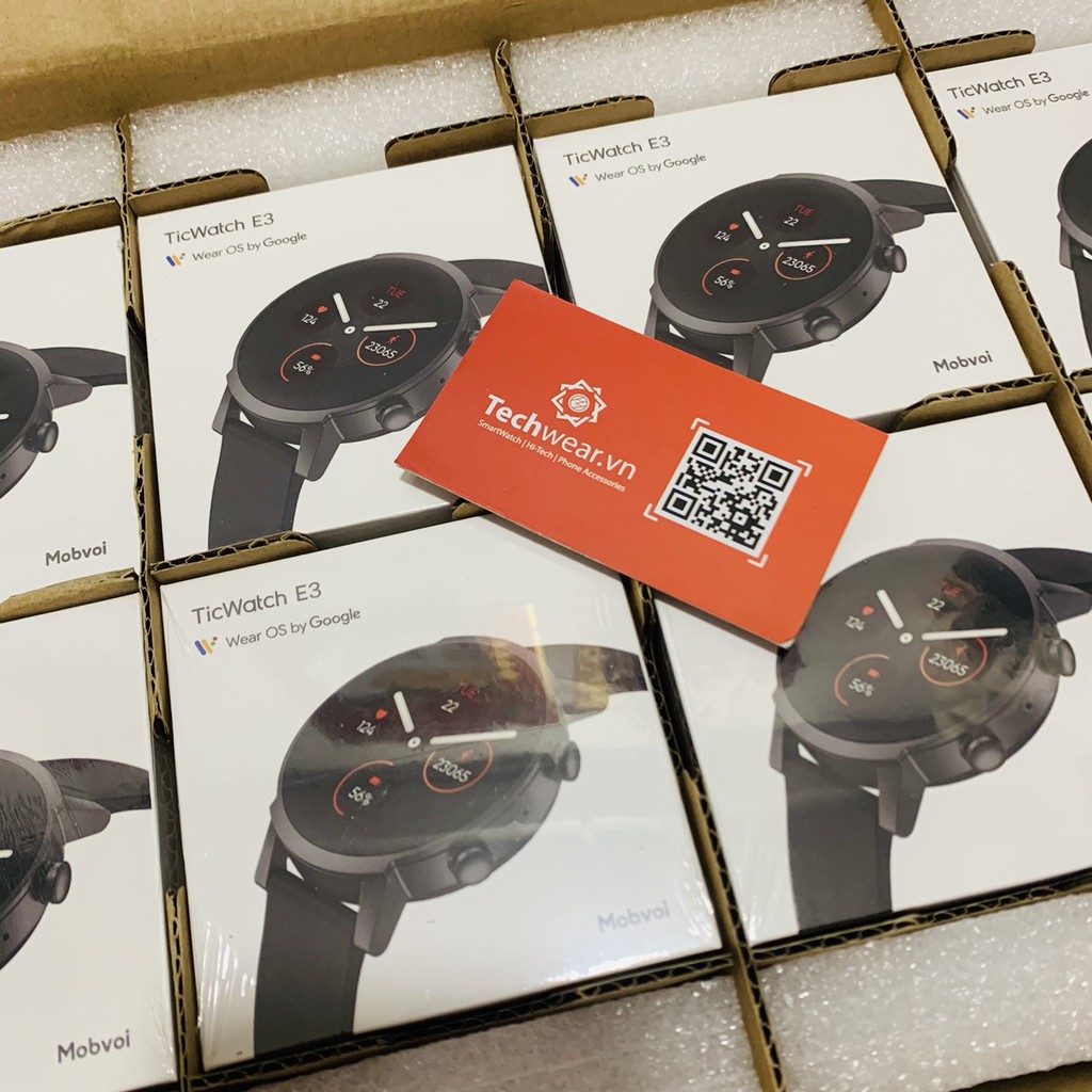 [Mã SKAMCLU9 giảm 10% đơn 100K] Đồng hồ thông minh Ticwatch E3 Snapdragon Wear 4100 quốc tế có Tiếng Việt | Hàng mới ch