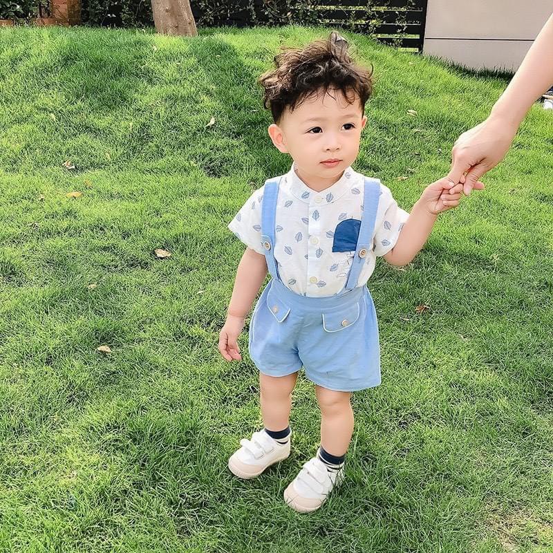 👦🏻 Set áo sơ mi linen công tử cực đáng yêu cho bé trai 👦🏻