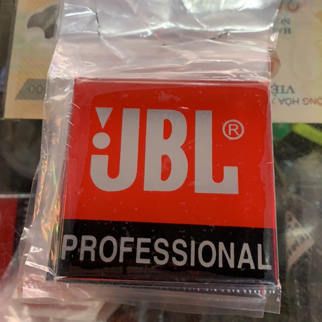 Tem Loa JBL Dán Thùng Loa - Vuông 6cm - Giá 2 Tem