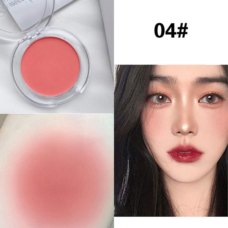 Phấn má hồng RIPE GIRL Lameila đơn sắc ánh ngọc trai trang điểm tạo khối bắt sáng da