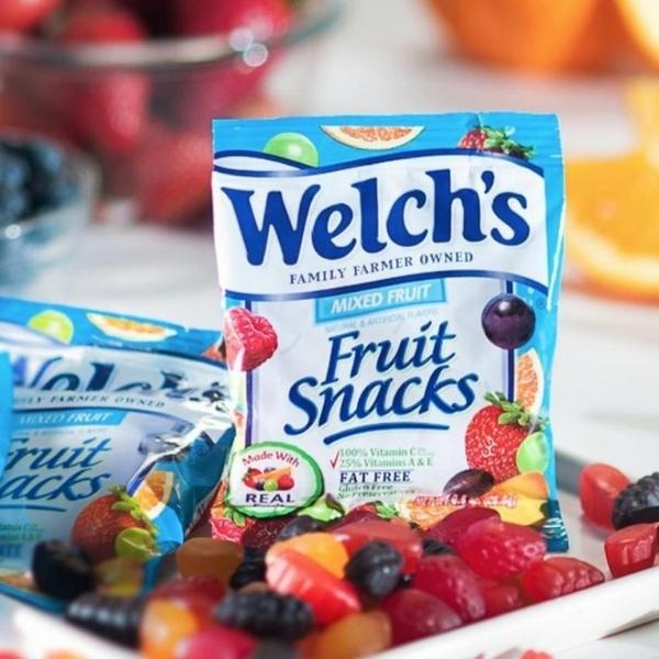 Kẹo Vitamin Kẹo Dẻo Trái Cây Welch's 10 gói Kẹo mềm hoa quả vị ngọt tự nhiên Hàng nhập khẩu mỹ MOLYNA