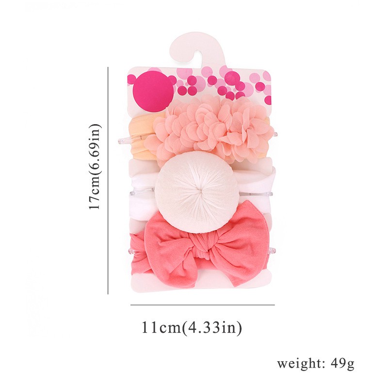 Set 3 Băng Đô Đính Hoa Xinh Xắn Dành Cho Bé Gái