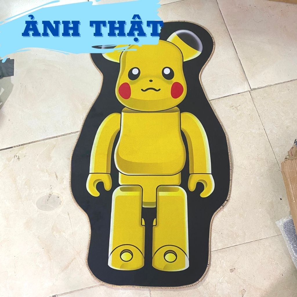 THANH LÝ ❤️ Thảm lau chân bearbrick , Thảm chùi chân trang trí cực đẹp chống tơn trượt